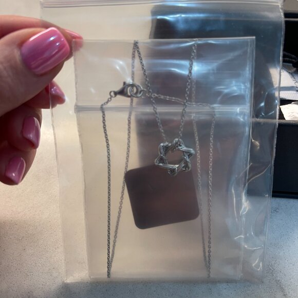 Peter Roth Thomas Signature Mini Star of David Necklace NIB Sterling Silver NWT - Picture 4 of 7